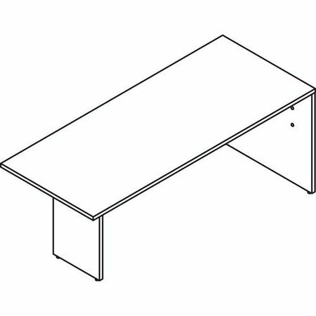 GROUPE LACASSE Table, Rectangular, CA, 72inWx30inDx29inH, Bourbon Cherry LASCANNRTM3072B